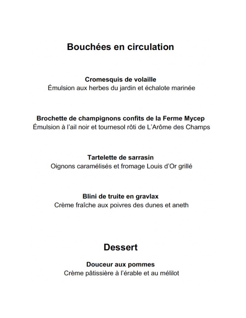 Menu page 2